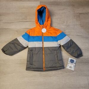 Kids Colorful Hooded Jacket